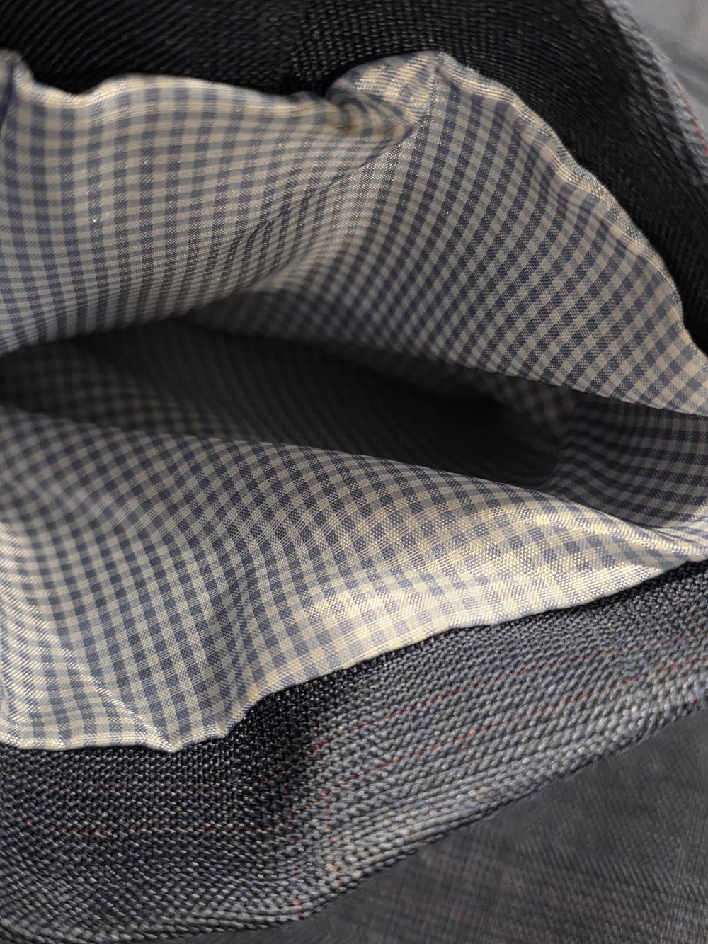 38R Men's Banana Republic Blazer Blue Tartan Plaid Slim Fit Sport Coat